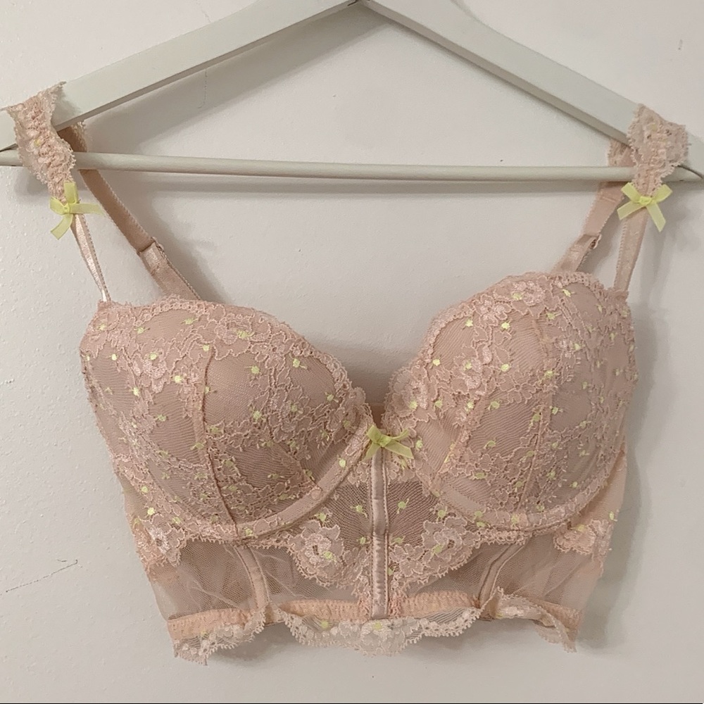 Lace Bustier/ push-up Bra